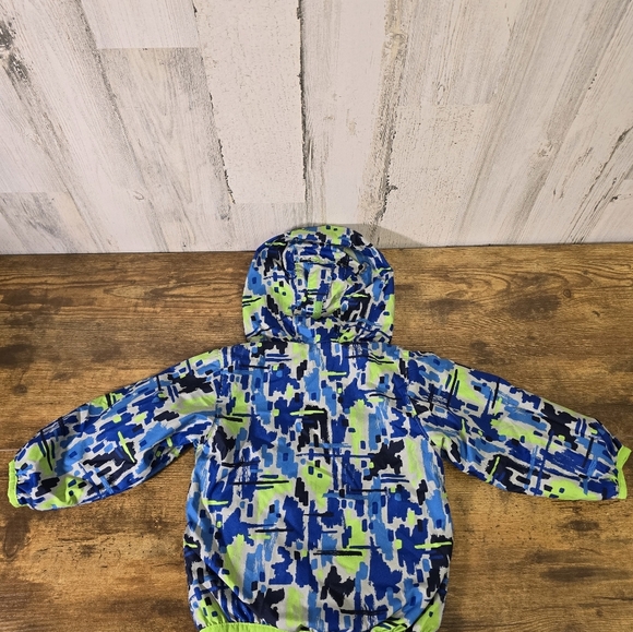Columbia baby boys size 12-18 months blue, green and gray jacket - Picture 4 of 9